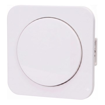 Aigostar - Single-gang switch with frame No. 1, white