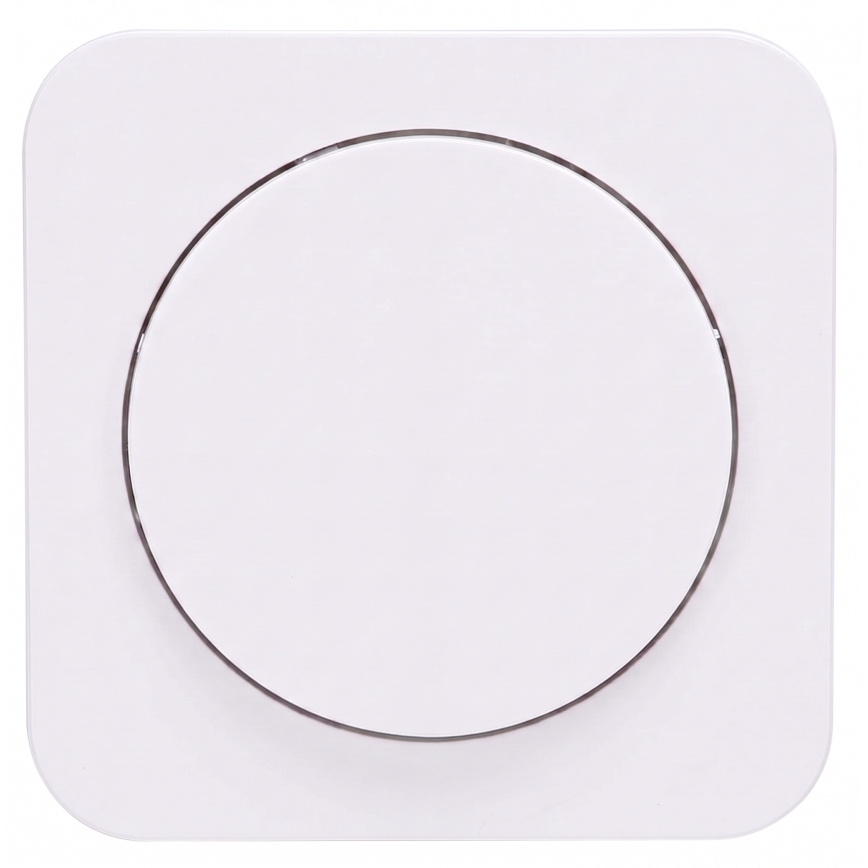 Aigostar - Single-gang switch with frame No. 1, white