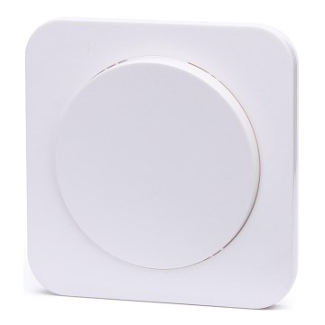 Aigostar - Single-pole switch with frame No. 1, white