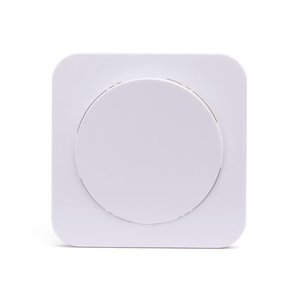 Aigostar - Single-pole switch with frame No. 1, white