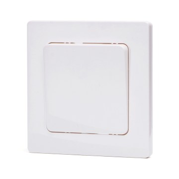Aigostar - Single switch with frame No. 6, white