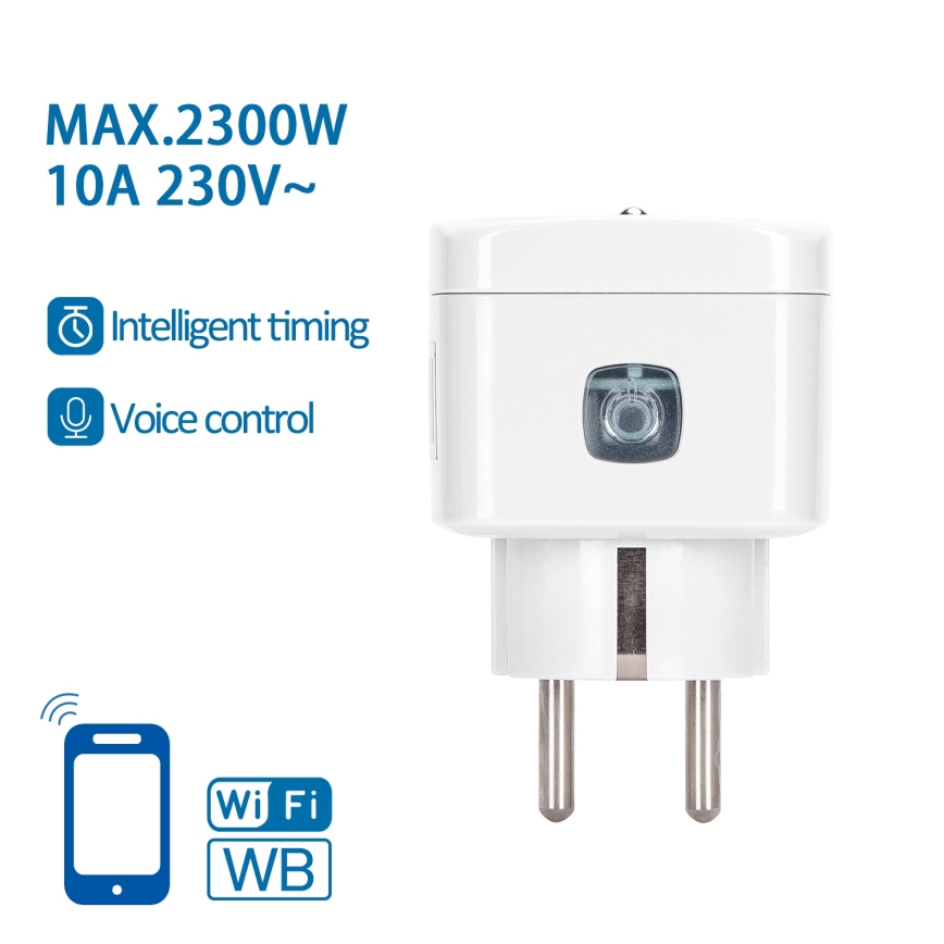 Aigostar - Smart Plug E 2300W Wi-Fi Tuya