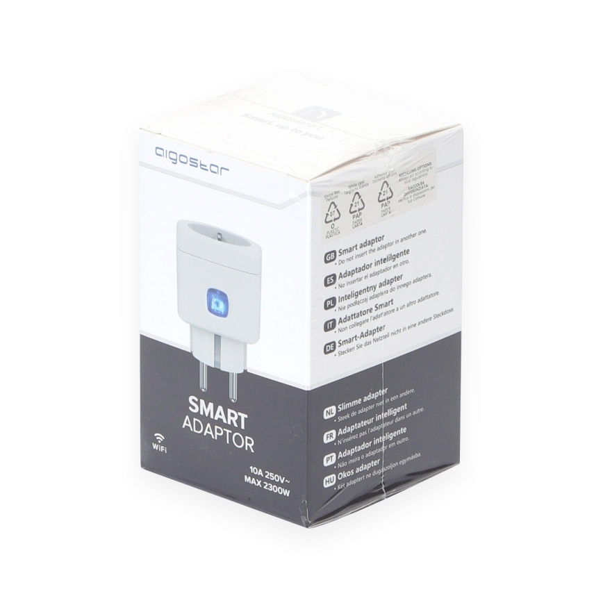 Aigostar - Smart Plug F 2300W Wi-Fi Tuya