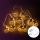 Aigostar - Snowman LED Christmas String Lights, 10 LEDs, 3×AA, 1.5 m, Warm White