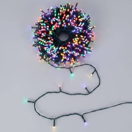 Aigostar - LED Solar Christmas String 500 LEDs/8 functions 52m IP65 multicolor 1200 mAh