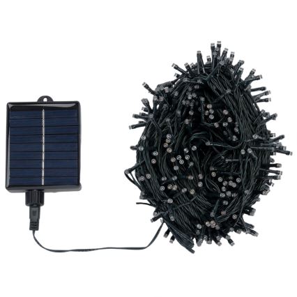 Aigostar - LED Solar Christmas String 500 LEDs/8 functions 52m IP65 multicolor 1200 mAh