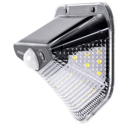 Aigostar - Solar LED Light with Sensor 3.7V 6500K 500mAh IP65 Black