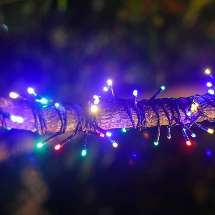 Aigostar - Solar LED String, 100 LEDs, 8 Modes, 12 m, IP65, Multicolor