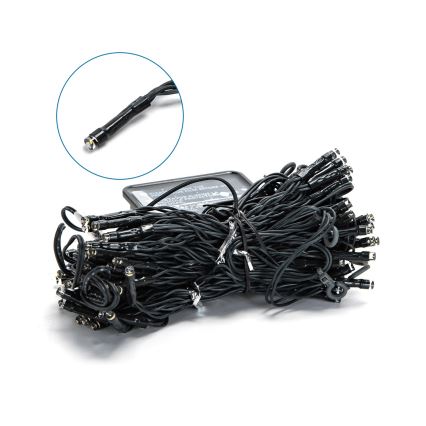 Aigostar - Solar LED String Lights 100 LEDs / 8 Modes 4×1 m IP65 Warm White 800 mAh