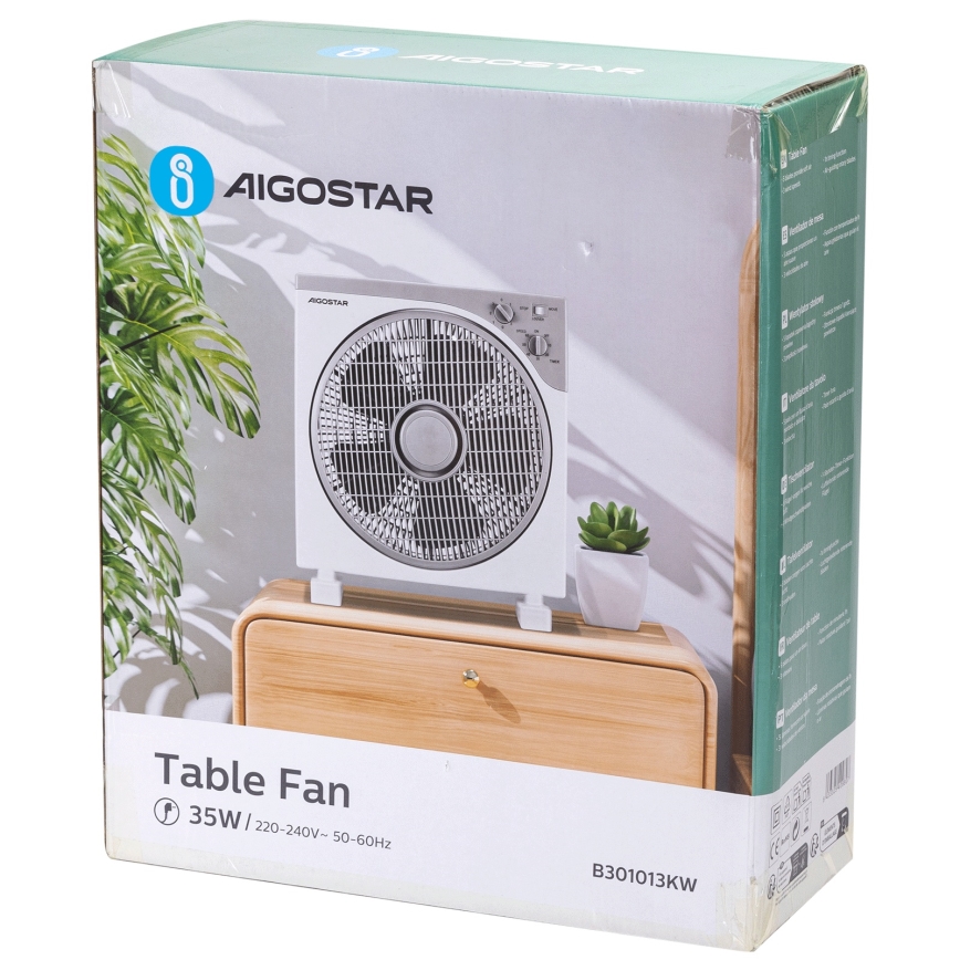 Aigostar - Table fan 35W/230V