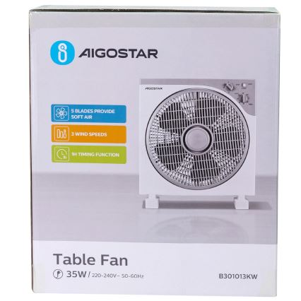 Aigostar - Table fan 35W/230V