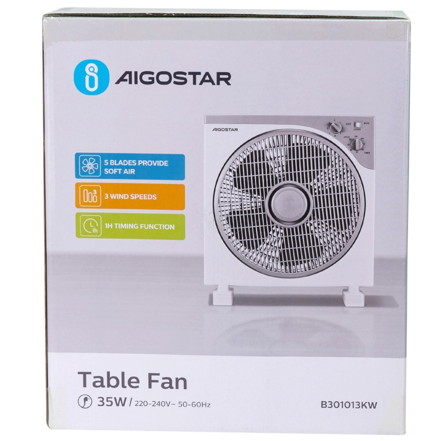 Aigostar - Table fan 35W/230V