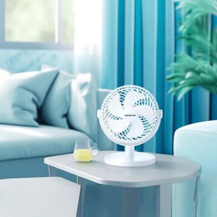Aigostar - Table fan 3W/5V white