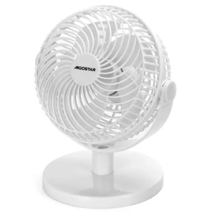 Aigostar - Table fan 3W/5V white