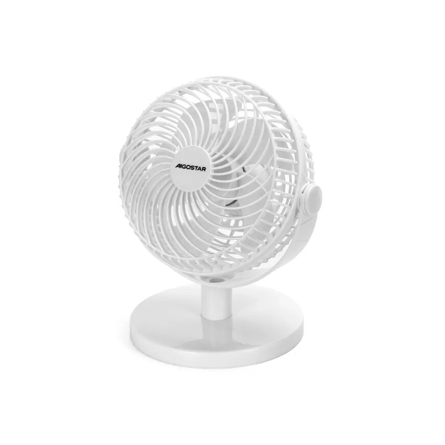 Aigostar - Table fan 3W/5V white