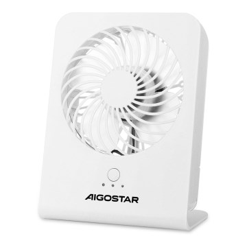 Aigostar - Table fan 5W/5V white