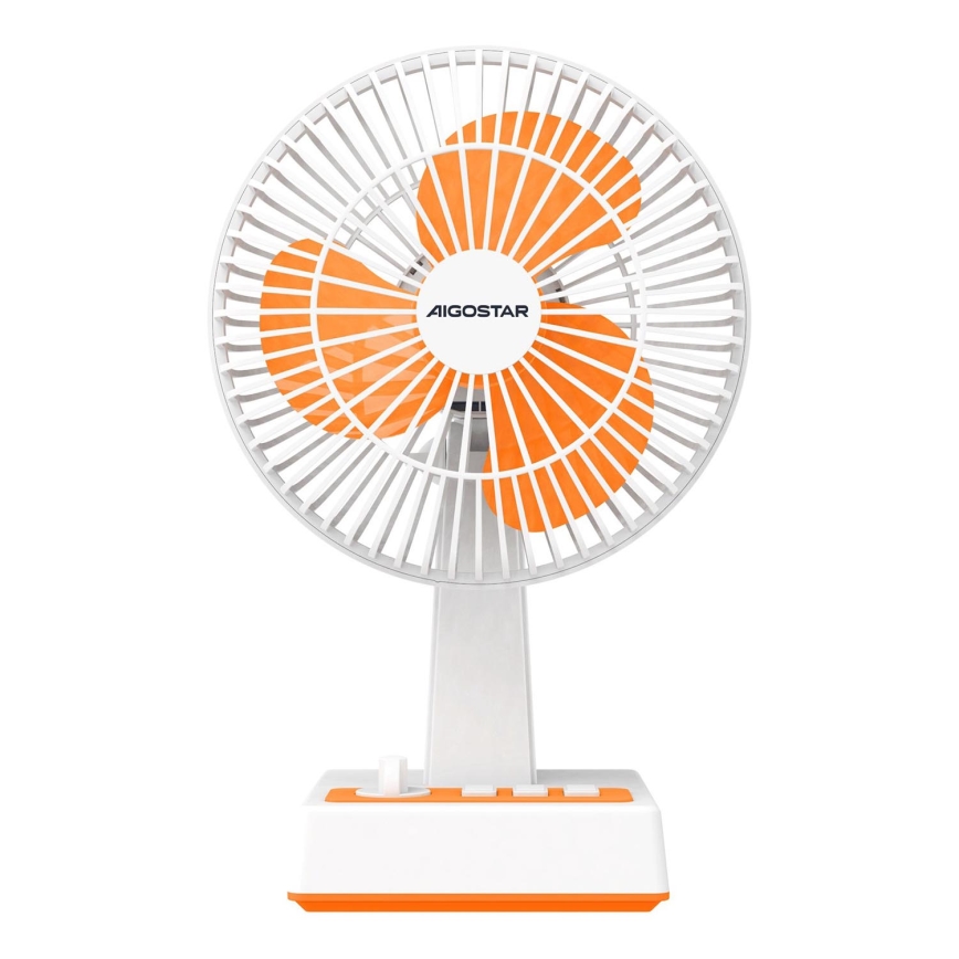 Aigostar - Table fan 6W/USB