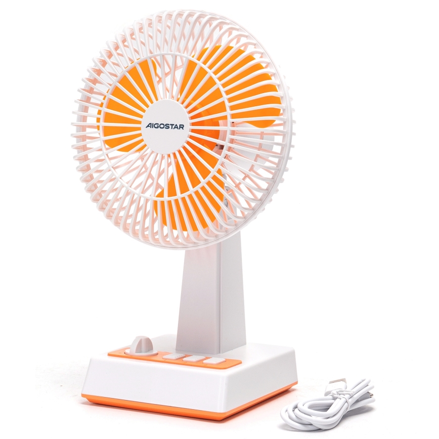 Aigostar - Table fan 6W/USB