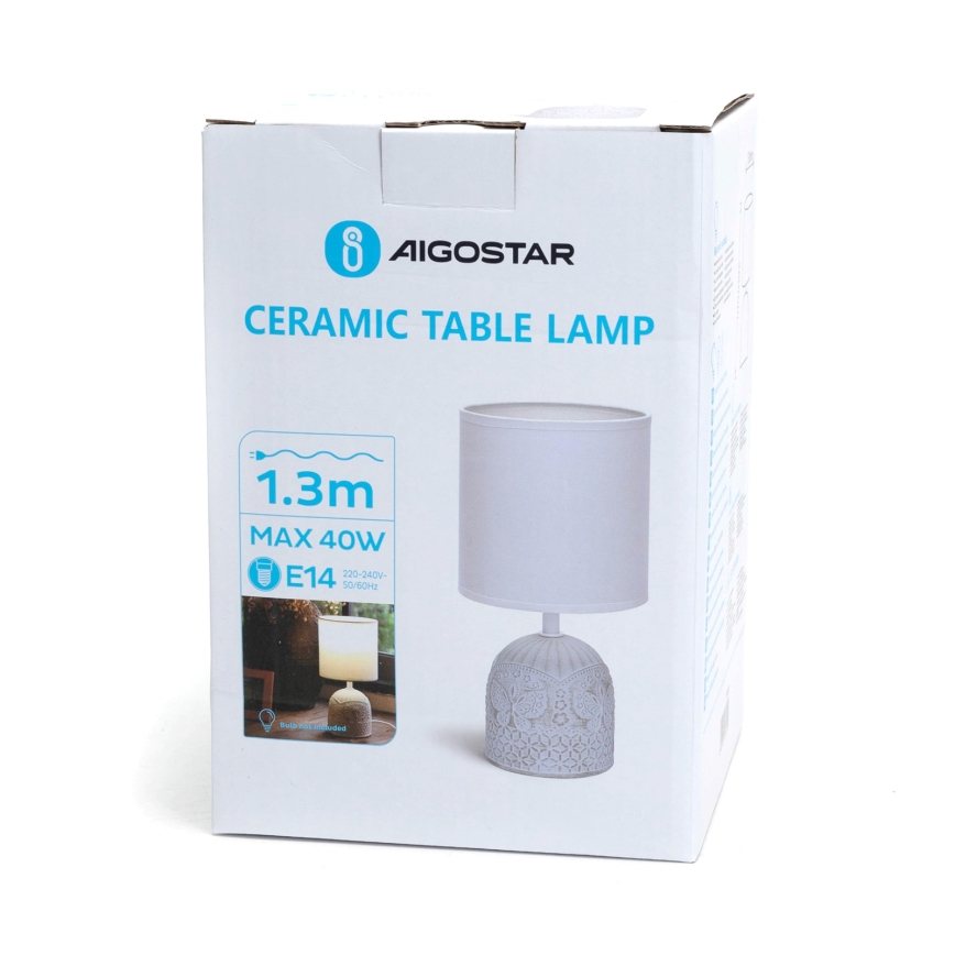 Aigostar - Table lamp 1xE14/40W/230V