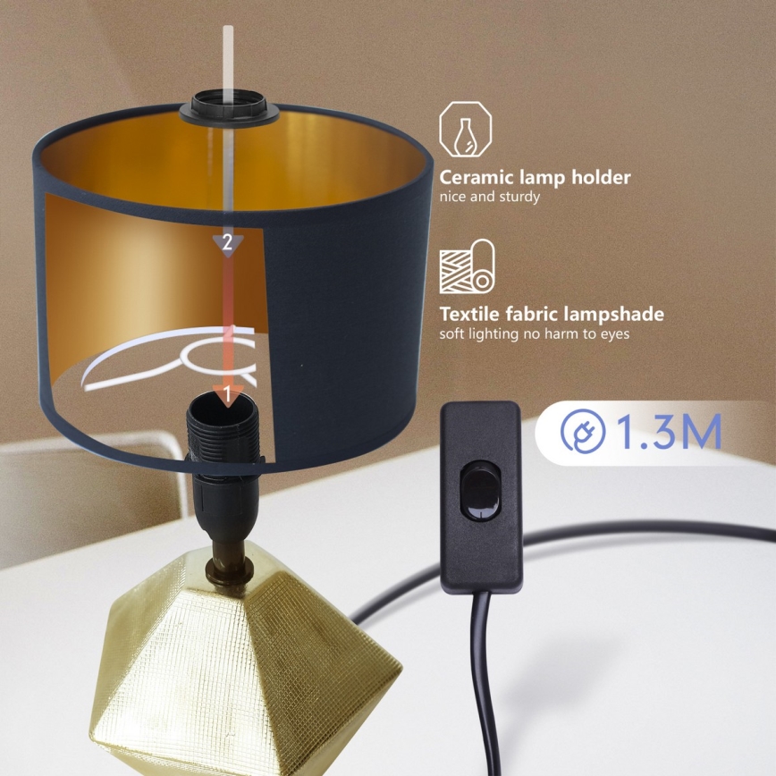 Aigostar - Table lamp 1xE14/40W/230V