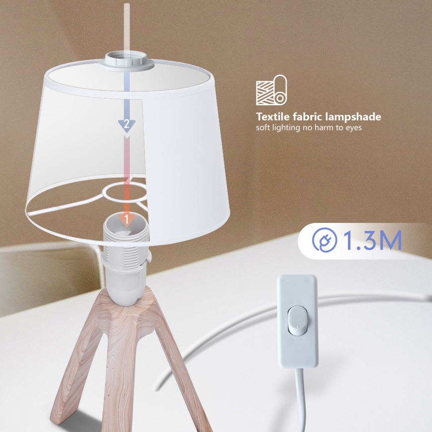 Aigostar - Table lamp 1xE14/40W/230V