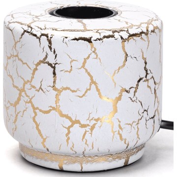Aigostar - Table lamp 1xE27/60W/230V white/gold