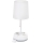 Aigostar - Table lamp with built-in power outlets and USB ports, 1x E27 / 60W / 230V, White