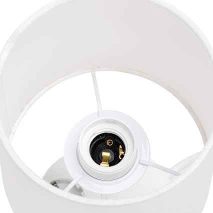 Aigostar - Table lamp with power outlets 1xE27/60W/230V white