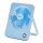 Aigostar - Table rechargeable fan 5W/5V 3600mAh USB blue
