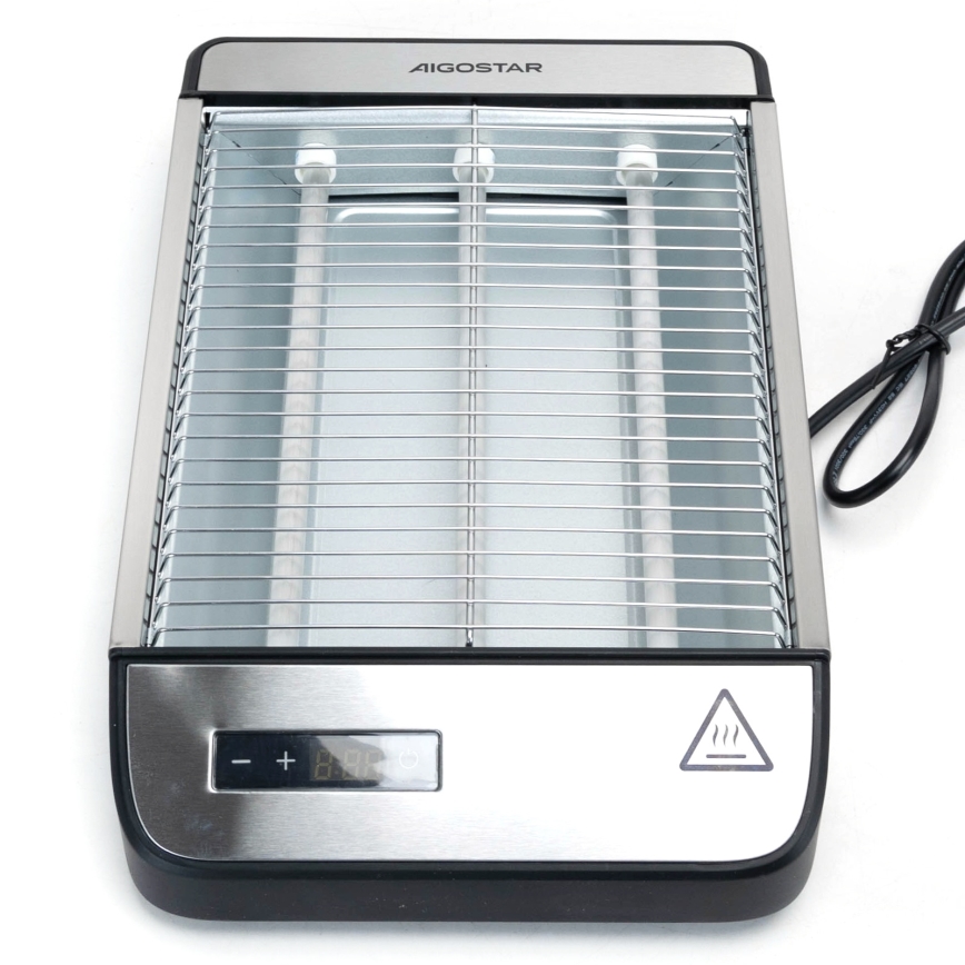 Aigostar - Toaster 840-1000W/230V matte chrome