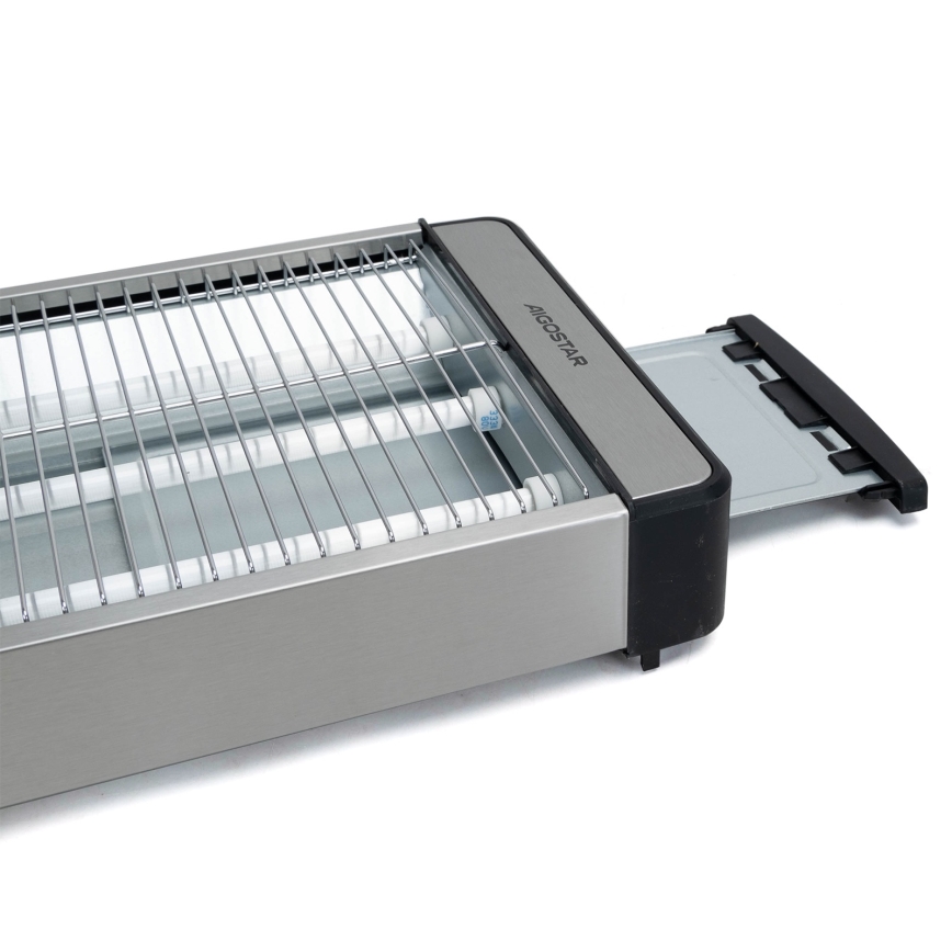 Aigostar - Toaster 840-1000W/230V matte chrome