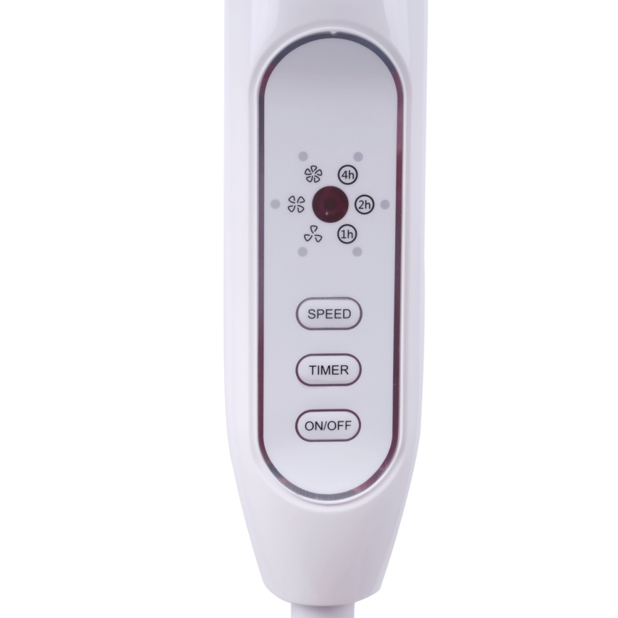 Aigostar - Tower fan 40W/230V 120 cm white