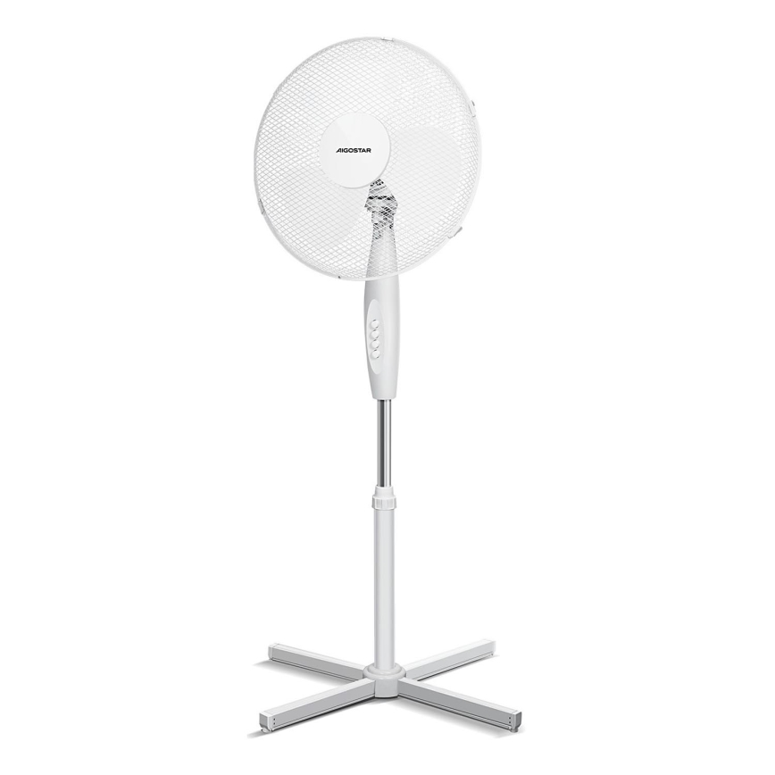 Aigostar - Tower fan 45W/230V 125 cm white