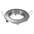 Aigostar - Trim ring for recessed GU10 downlight Ø 8.2 cm, polished chrome