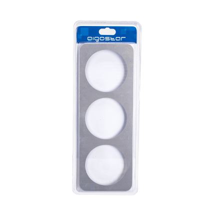 Aigostar - Triple Aluminum Frame, Silver
