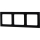 Aigostar - Triple Glass Frame, Black