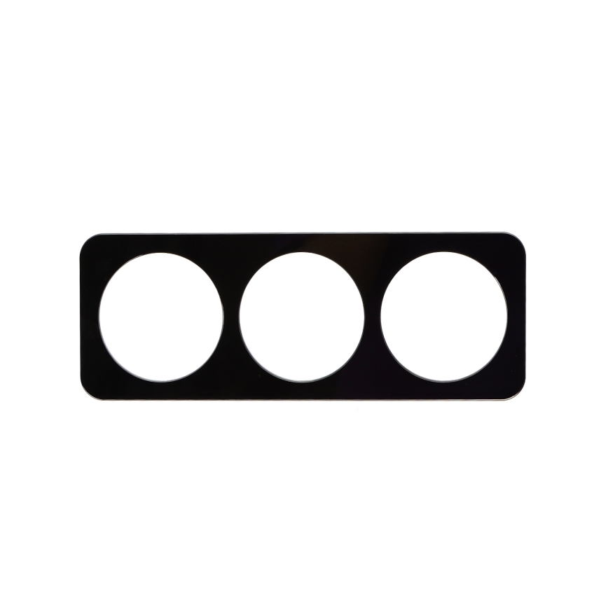 Aigostar - Triple Glass Frame, Black