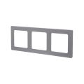 Aigostar - Triple Plastic Frame, Silver