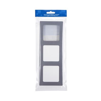 Aigostar - Triple Plastic Frame, Silver