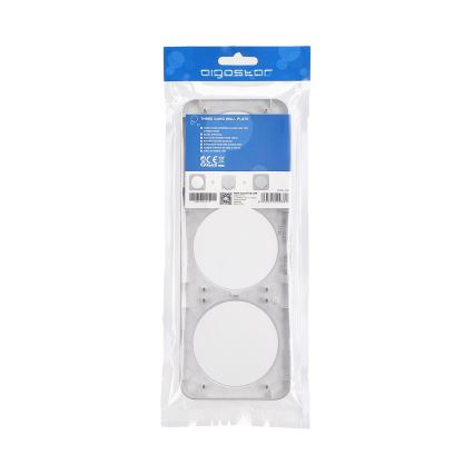 Aigostar - Triple Plastic Frame, Silver