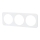 Aigostar - Triple Plastic Frame, White