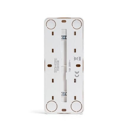 Aigostar - Triple SCHUKO wall socket 250V white