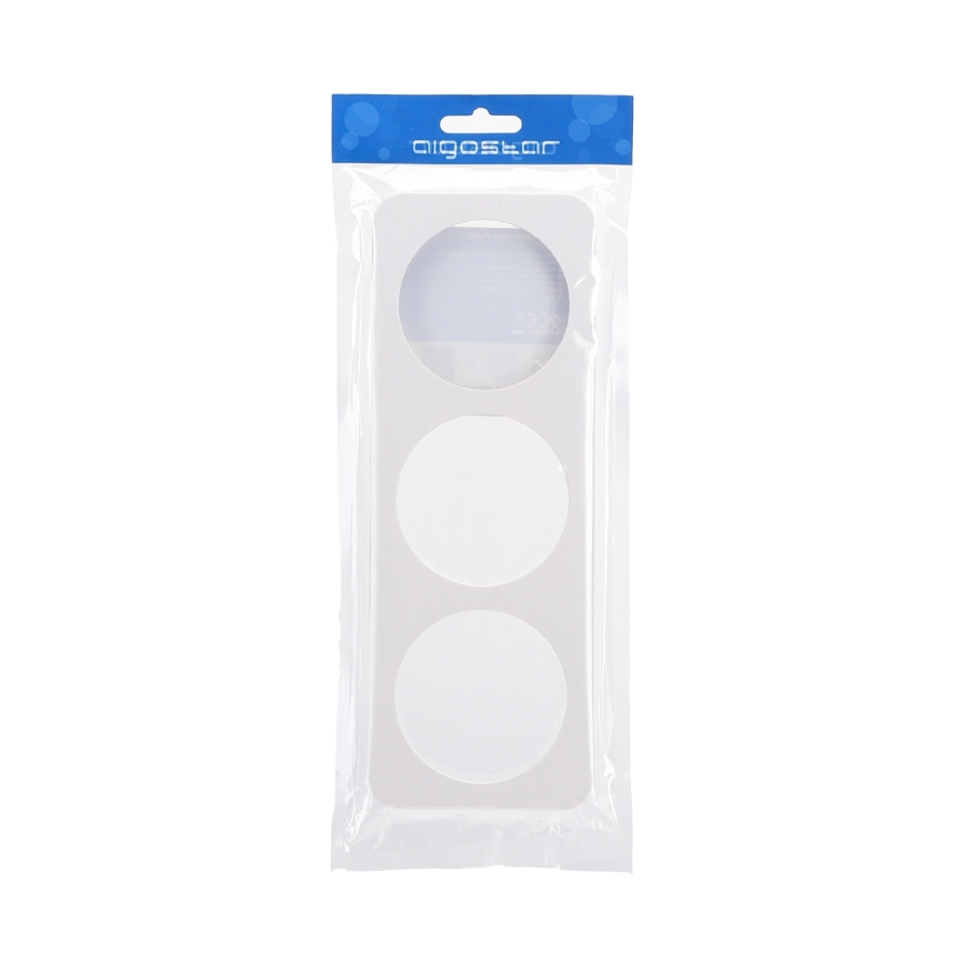 Aigostar - Triple Plastic Frame, White