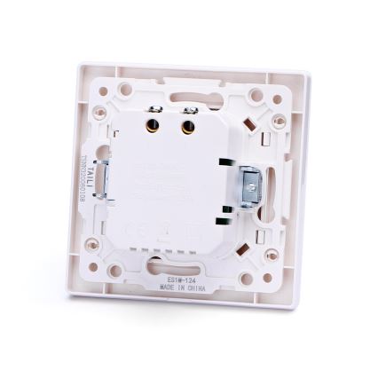 Aigostar - USB charging outlet with frame, 2x USB-A, white