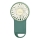 Aigostar - USB Rechargeable Pocket Fan 4W/5V 500 mAh Green