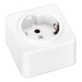 Aigostar - Wall-mounted SCHUKO 250V residential socket white