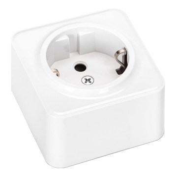 Aigostar - Wall-mounted SCHUKO 250V residential socket white
