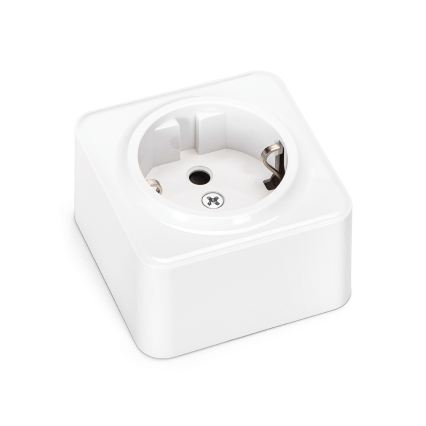 Aigostar - Wall-mounted SCHUKO 250V residential socket white