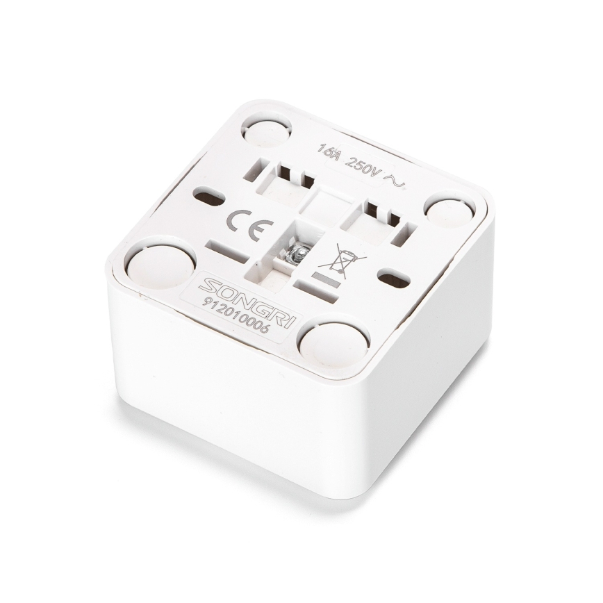 Aigostar - Wall-mounted SCHUKO 250V residential socket white
