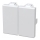 Aigostar - White End Cap 23.4 x 47 mm